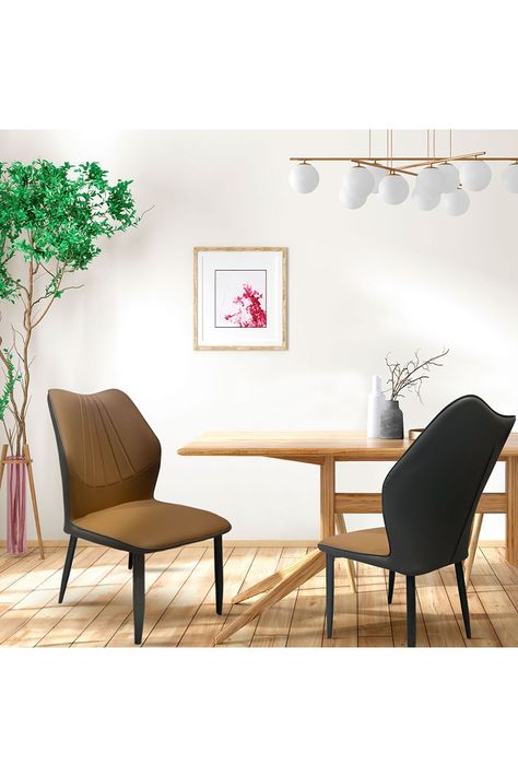 Pack 4 Silla Comedor Serenity Café-1
