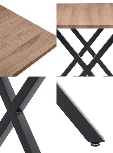 Comedor New Jersey 75x70x120 4 Sillas Tolix Industrial-3