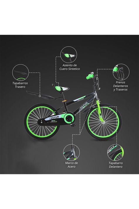 Bicicleta Infantil Bido Aro 20 Gris-2