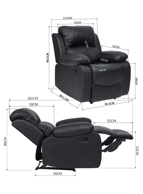 Berger Gasta Reclinable Negro-2