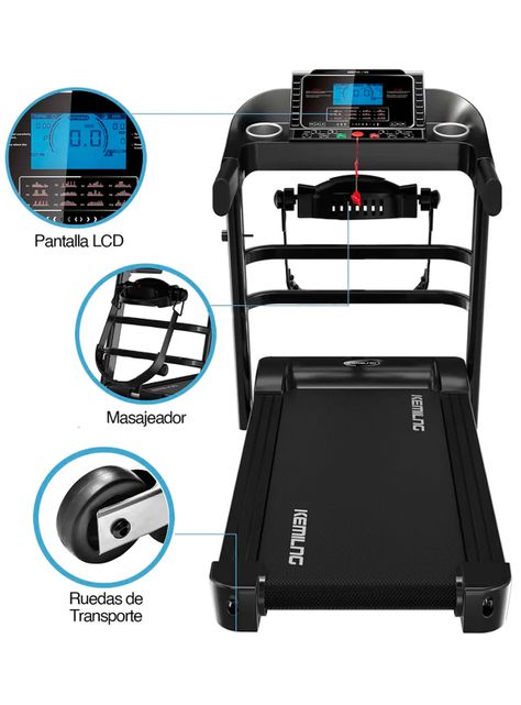 Trotadora Eléctrica Kemilng K600 Plus Plegable-3