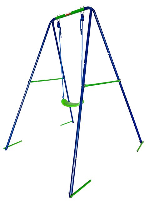 Columpio Infantil Max Magic Azul con Estructura de Acero -0
