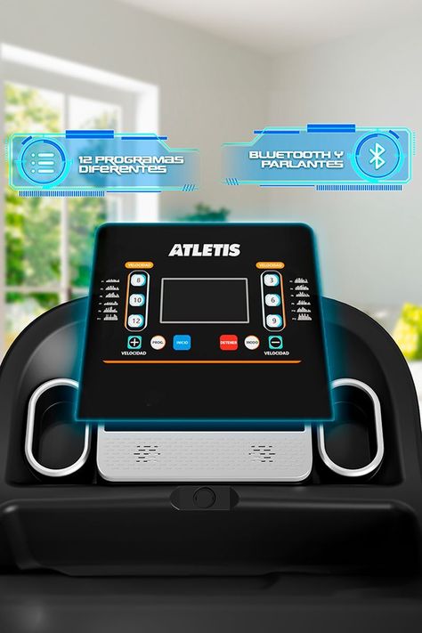 Trotadora Eléc. AT K700 Plus Inclinación Automática Bluetooth-5