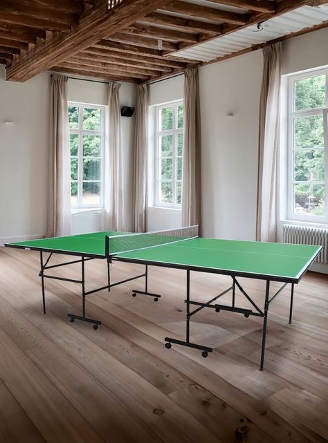 Mesa de Ping Pong Plegable Verde-5