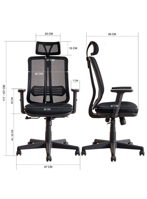 Silla de Escritorio Autonomous Full - Negro-1