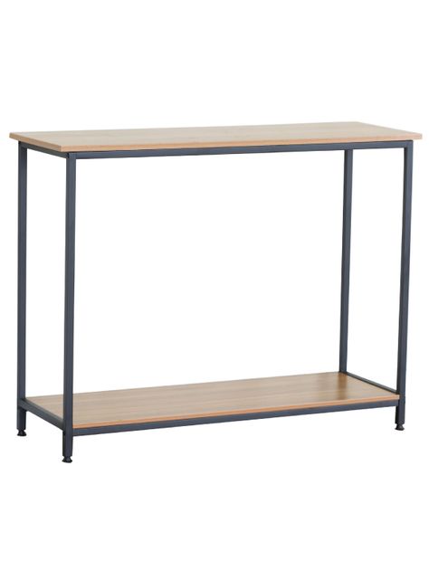 Arrimo Novahus Industrial Café con Tubo de Acero y MDF-0