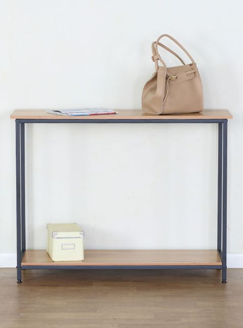 Arrimo Novahus Industrial Café con Tubo de Acero y MDF-5