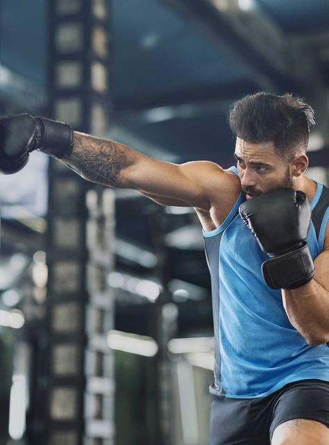 Guantes de Boxeo Atletis 16 oz Negro-1
