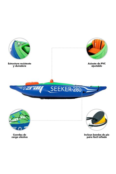 Kayak 1 Persona Azul-3
