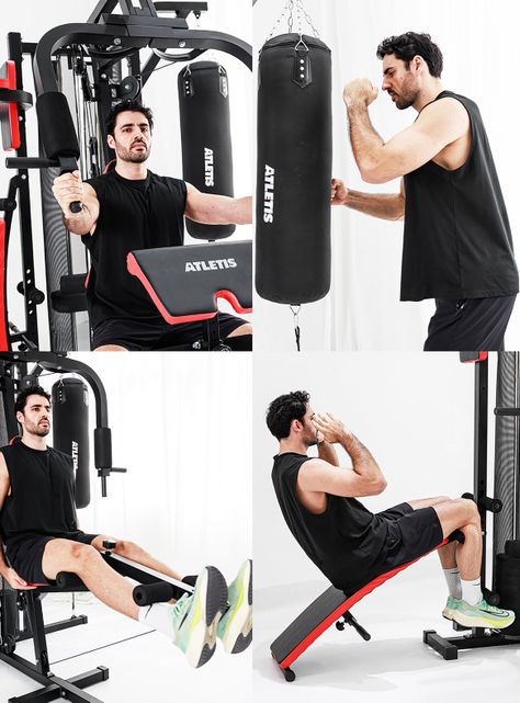 Home Gym Xtreme Force 400 - Todo en uno 72Kg-7