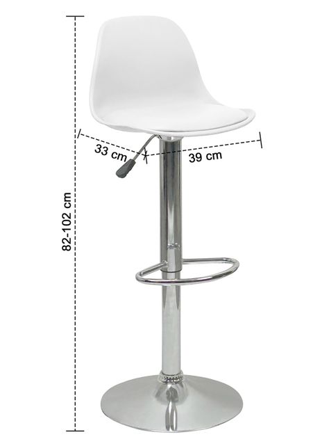 Pack 2 Sillas Altas Bar Taburete Orlando-T-2