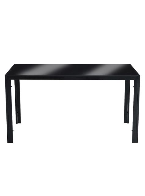 Mesa de Comedor Vidrio Negro-4