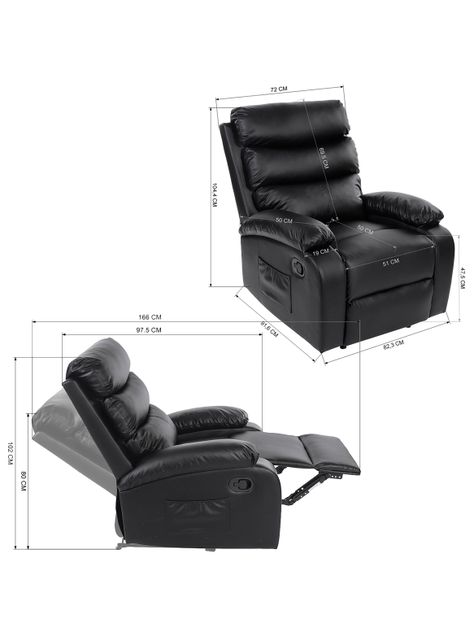 Berger Bennetts Reclinable Negro-2