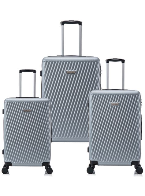 Set de Maletas Rígidas  MILAN S-M-L  Gris-0