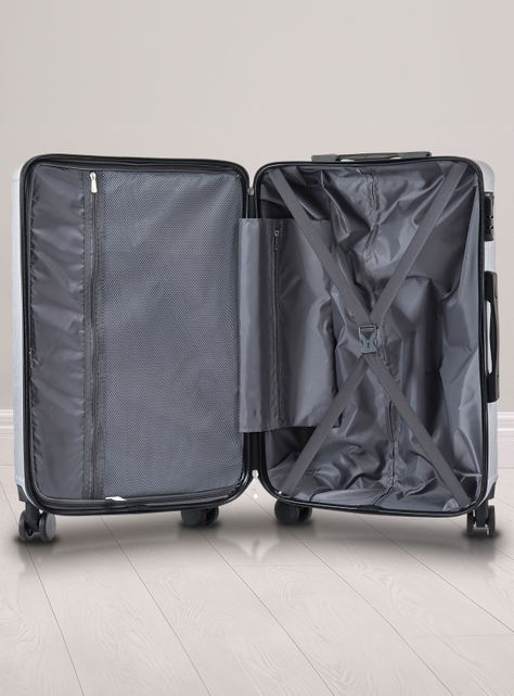 Set de Maletas Rígidas  MILAN S-M-L  Gris-4