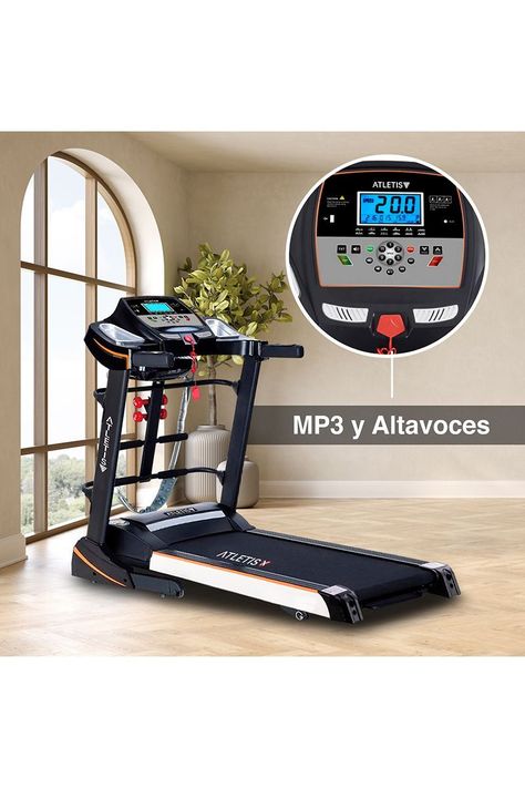 Trotadora Eléctrica R100 Plus MP3 y USB Negro-5