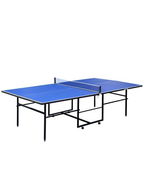 Mesa de Ping Pong Plegable Azul-0