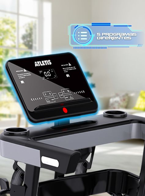 Trotadora Eléctrica Atletis A800 Plus LCD 5 Programas-5