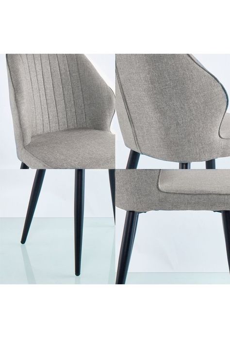 Pack 2 Sillas de Comedor Paris Gris-20