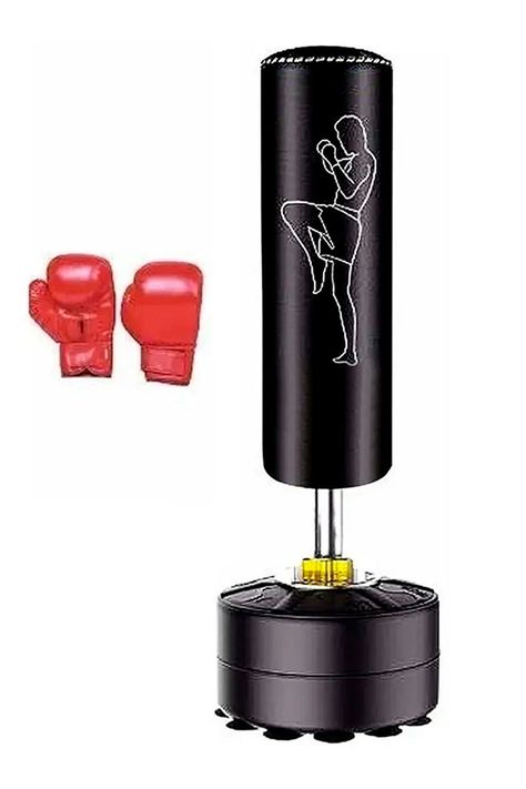 Set Punching Bag + Guantes De Boxeo Fitness-0