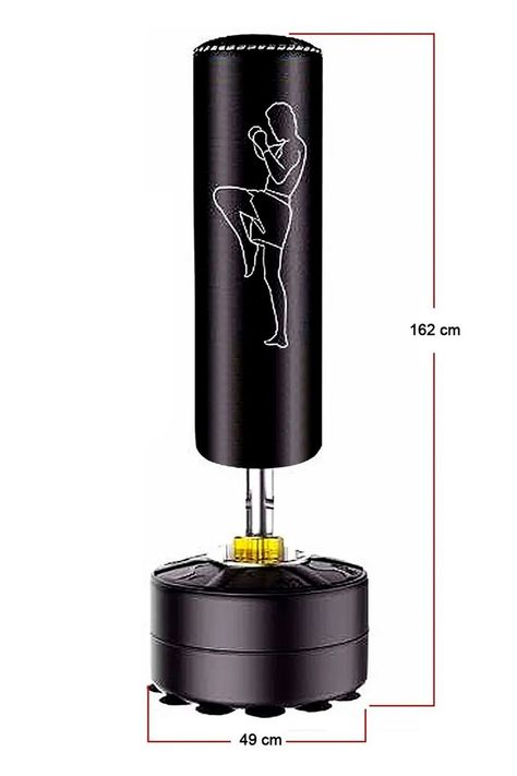Set Punching Bag + Guantes De Boxeo Fitness-2