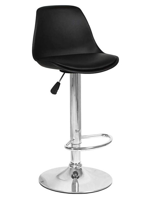 Pack 2 Sillas Altas De Bar Taburete Orlando-t Negro-4