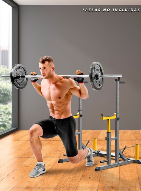 Squat Rack Multifuncional Power Sentadillas Press-1