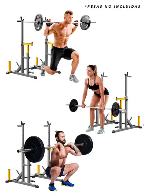 Squat Rack Multifuncional Power Sentadillas Press-4