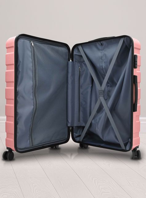 Maleta Rigida Danubio l 23kg rosa-4