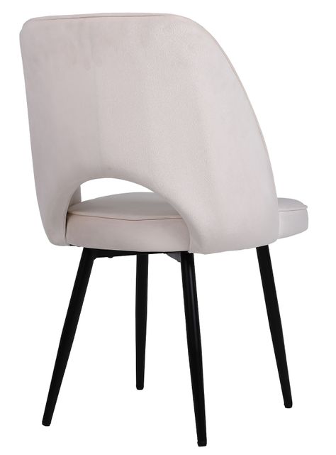 Pack 2 Sillas de Comedor Terciopelo Oval Beige-4