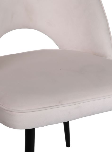 Pack 2 Sillas de Comedor Terciopelo Oval Beige-5