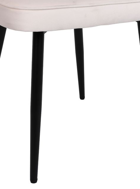 Pack 2 Sillas de Comedor Terciopelo Oval Beige-6