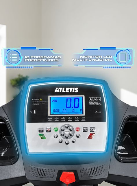 Trotadora Eléctrica A100 Plus con MP3 y USB Negro-5