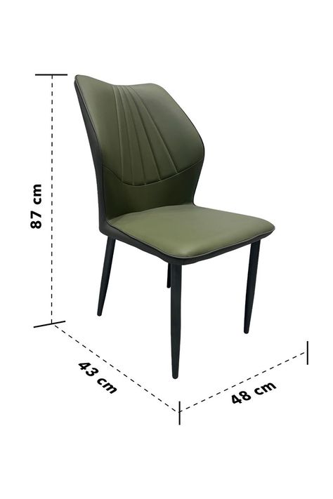 Pack 4 Silla Comedor Serenity Verde-2