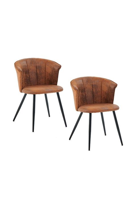 Pack 2 Silla comedor Doncic Café-0