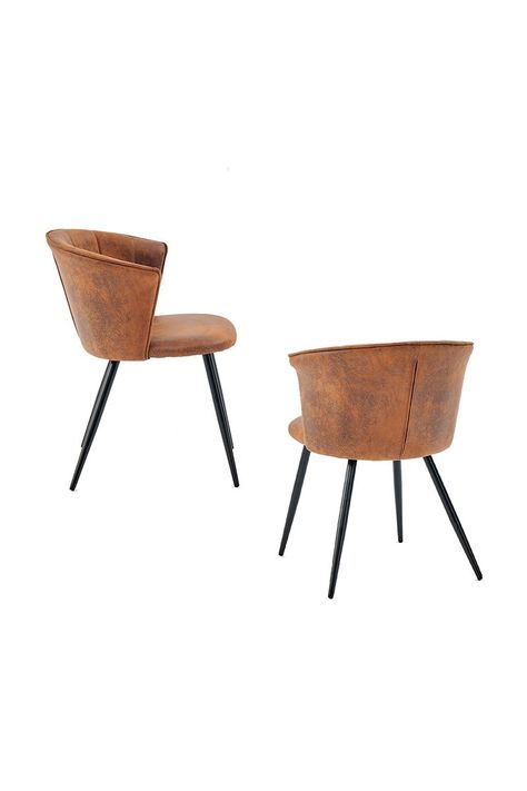 Pack 2 Silla comedor Doncic Café-3