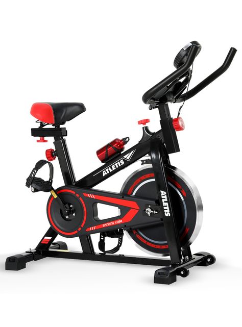Bicicleta Spinning K300 Pro con Volante Inercia 6 kg Rojo-0