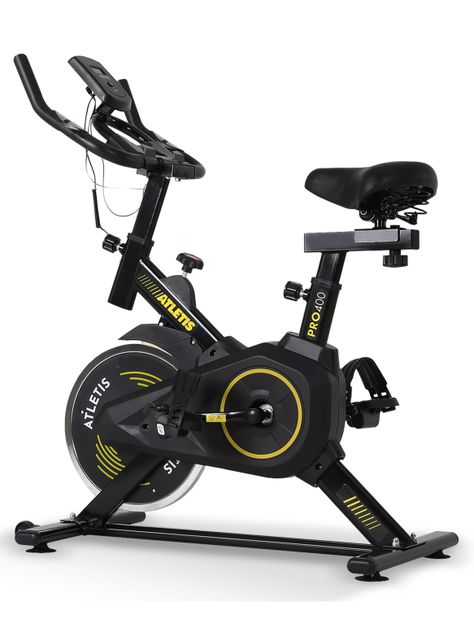 Bicicleta Spinning Atletis Pro 400 Amarillo 6 Kg-0