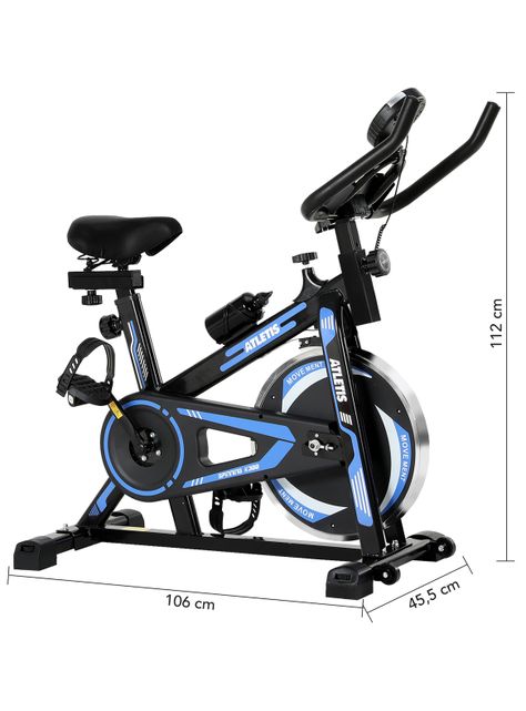 Bicicleta Spinning K300 Pro con Volante Inercia 6 kg Azul-2