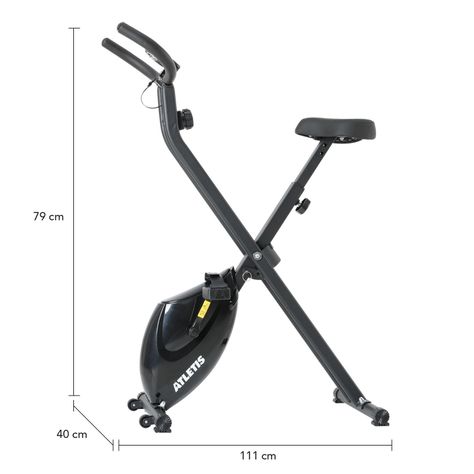 Bicicleta X Bike Atletis Pro 100 Magnética 1.6 Kg-1