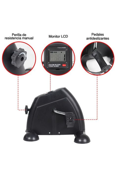 Pedalera Atletis Fit T1.2 Volante Rotación 1KG Negro-3