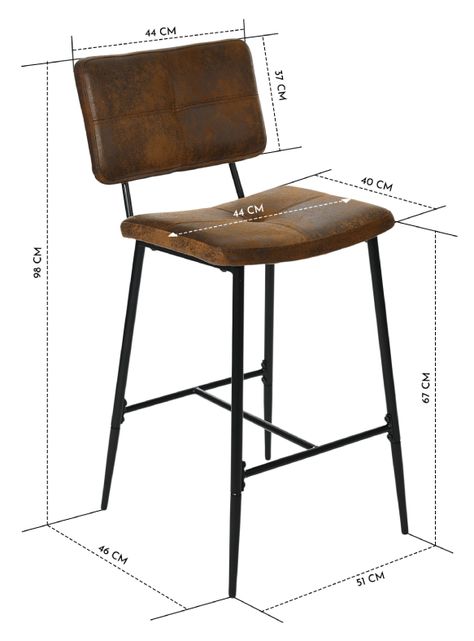Pack 2 Piso de Bar  Vintage Café-5
