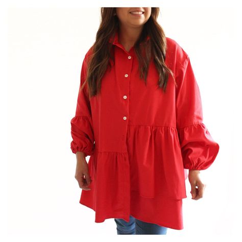 Camisón Isabela Rojo -0