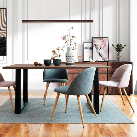 Mesa Rectangular Ámbar Oscuro 160X90 | Estilo Industrial-4