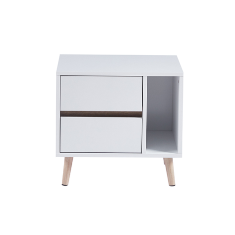 Velador Amber 2 Cajones | Diseño Moderno y Elegante-1