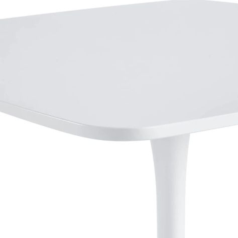 Mesa Tulip cuadrada blanca 90x90  / Pandalino-2