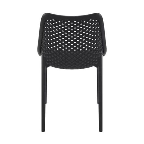 Pack 4 Sillas Bardo Negras| Resistente para Interior y Exterior-4