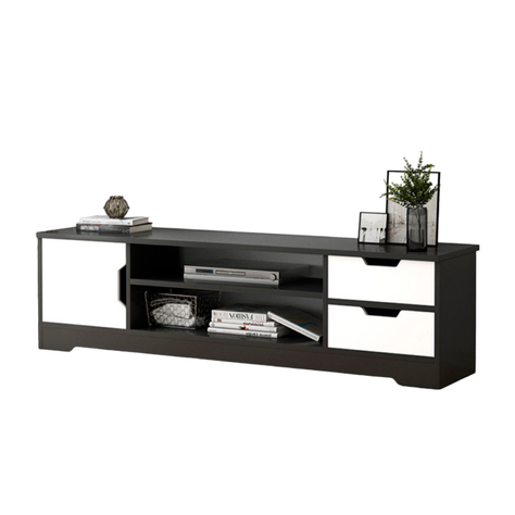 Rack TV Nápoles: Moderno, Amplio y Elegante-1
