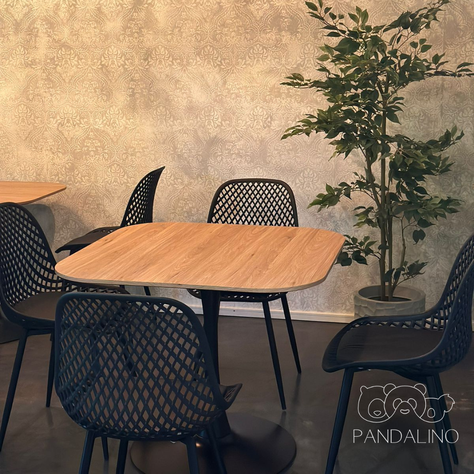 Pack 4 Sillas Grillet Negras | Resistentes y Cómodas | Comedor/Living-1