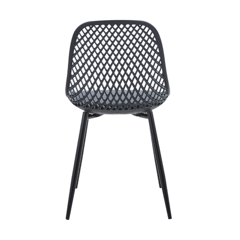 Pack 4 Sillas Grillet Negras | Resistentes y Cómodas | Comedor/Living-4